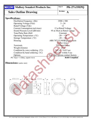 PK-27A35EPQ datasheet  